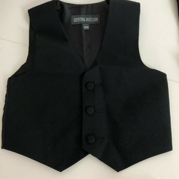 Spring Notion Baby Boys' Classic Fit Formal Black - Picture 5 of 6
